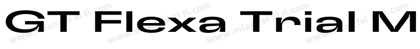 GT Flexa Trial Md字体转换